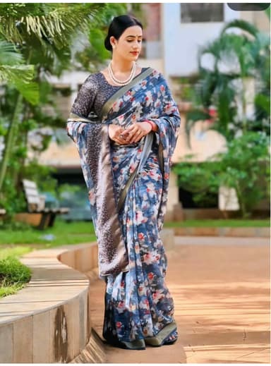 Elegant Silk Saree - View 2